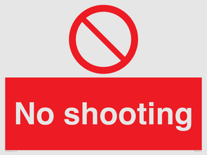No shooting